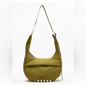 Athleta All About Sheen Small Crossbody Hobo Bag NWOT